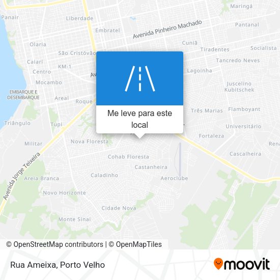 Rua Ameixa mapa