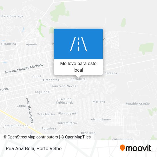 Rua Ana Bela mapa