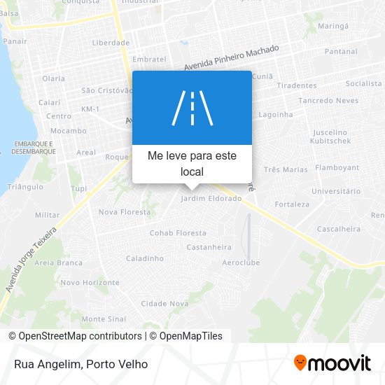 Rua Angelim mapa