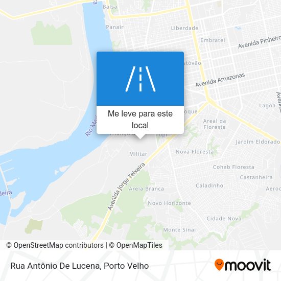 Rua Antônio De Lucena mapa