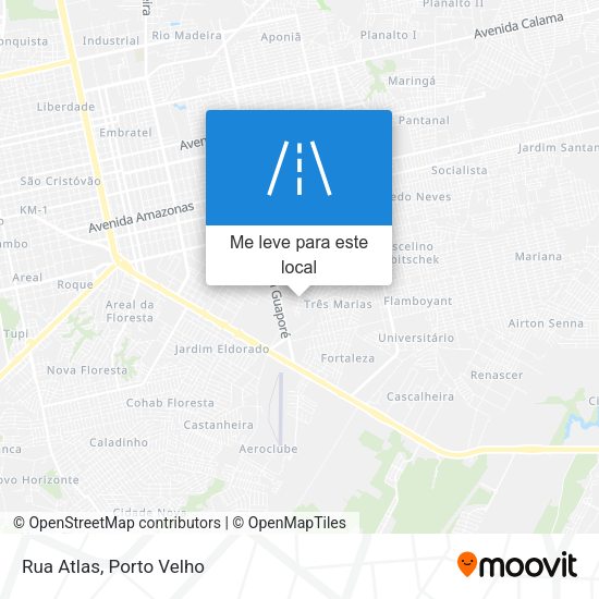 Rua Atlas mapa