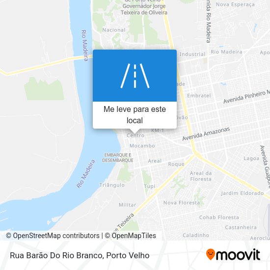 Rua Barão Do Rio Branco mapa