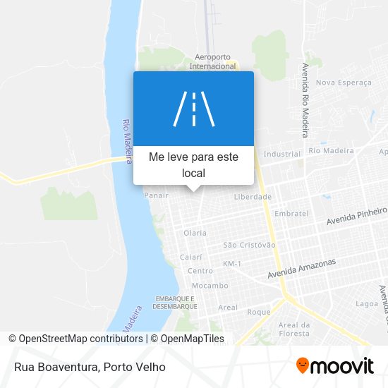 Rua Boaventura mapa