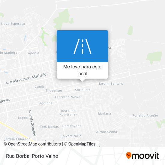 Rua Borba mapa