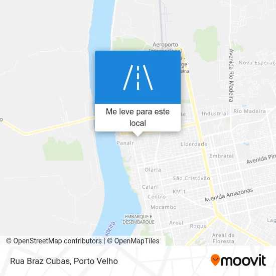 Rua Braz Cubas mapa
