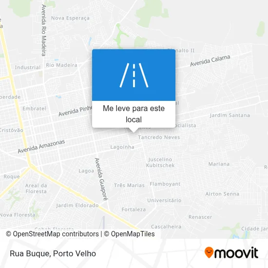 Rua Buque mapa