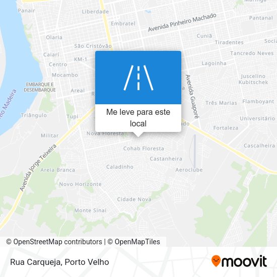 Rua Carqueja mapa