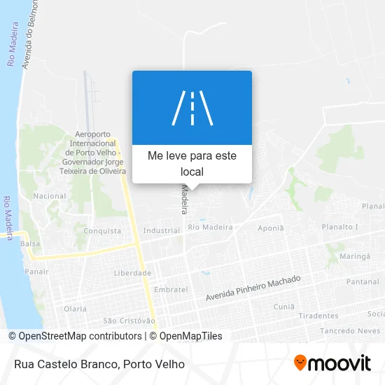 Rua Castelo Branco mapa
