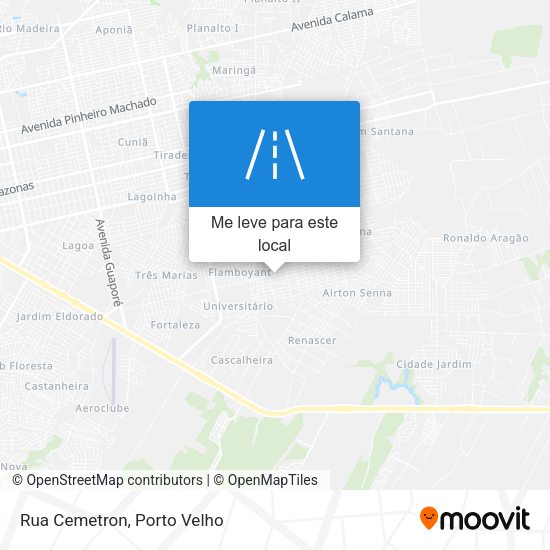 Rua Cemetron mapa