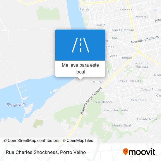 Rua Charles Shockness mapa