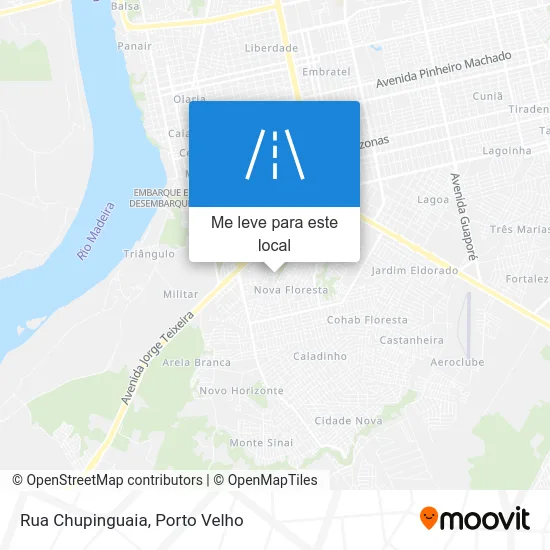Rua Chupinguaia mapa