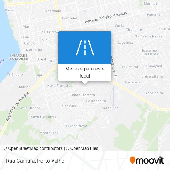 Rua Câmara mapa