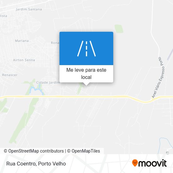 Rua Coentro mapa