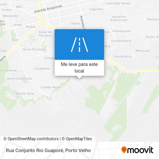 Rua Conjunto Rio Guaporé mapa