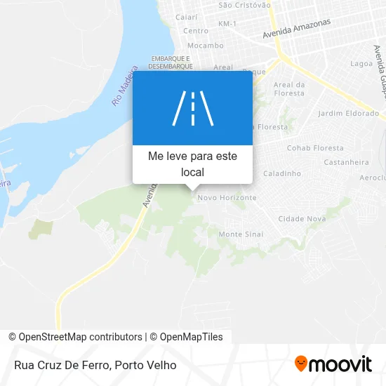 Rua Cruz De Ferro mapa