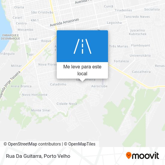 Rua Da Guitarra mapa