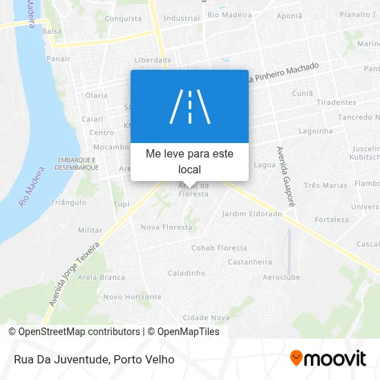 Rua Da Juventude mapa