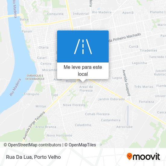 Rua Da Lua mapa