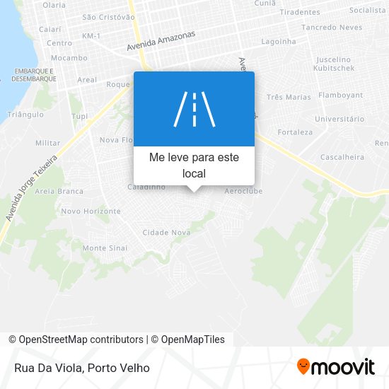 Rua Da Viola mapa
