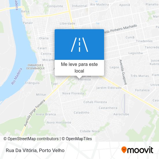 Rua Da Vitória mapa