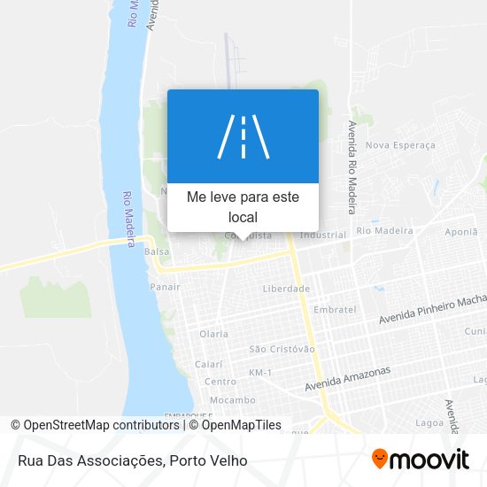 Rua Das Associações mapa