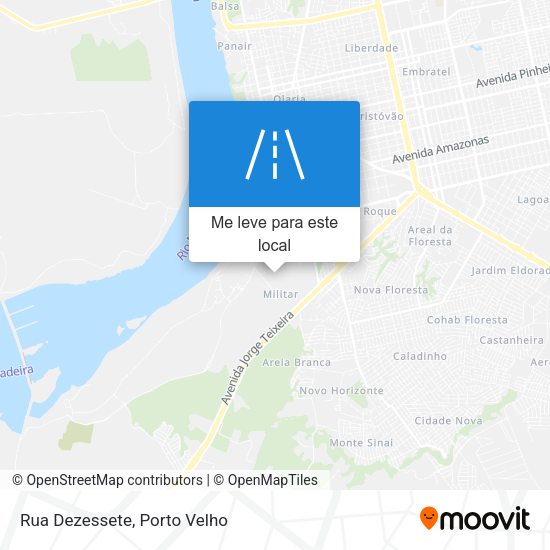Rua Dezessete mapa