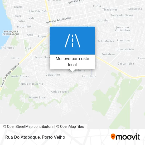 Rua Do Atabaque mapa