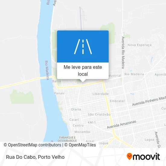 Rua Do Cabo mapa