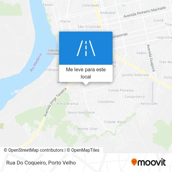 Rua Do Coqueiro mapa