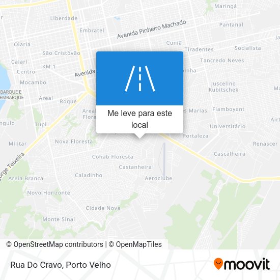 Rua Do Cravo mapa