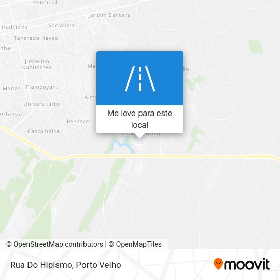 Rua Do Hipismo mapa