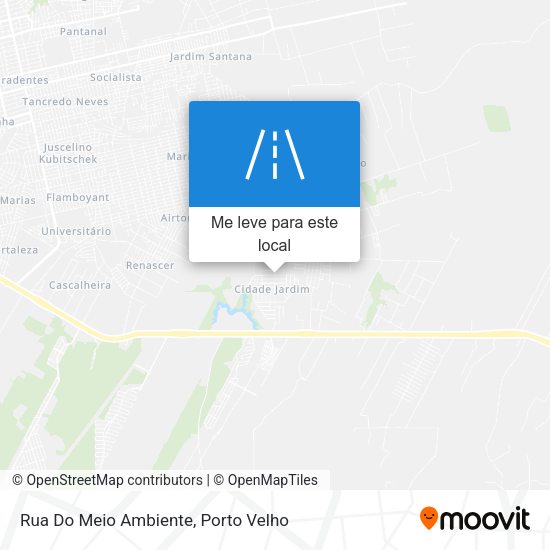 Rua Do Meio Ambiente mapa