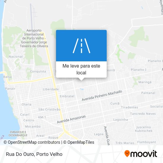 Rua Do Ouro mapa