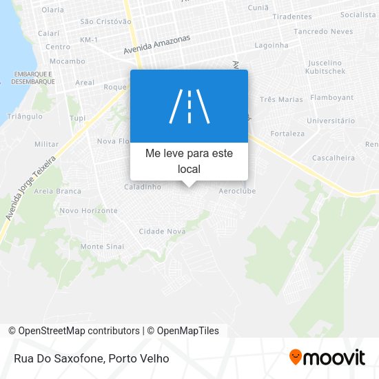 Rua Do Saxofone mapa