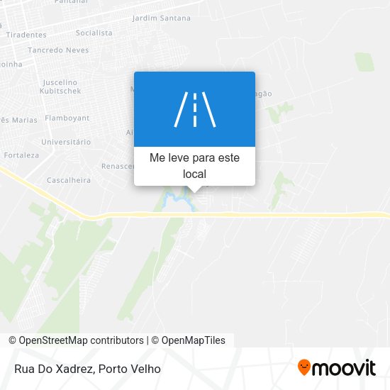 Rua Do Xadrez mapa