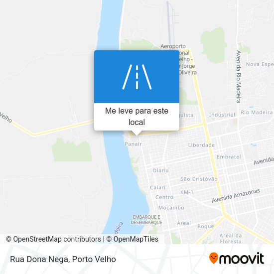 Rua Dona Nega mapa