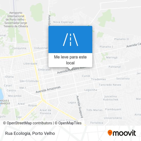 Rua Ecologia mapa