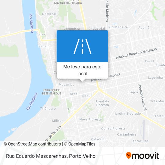 Rua Eduardo Mascarenhas mapa