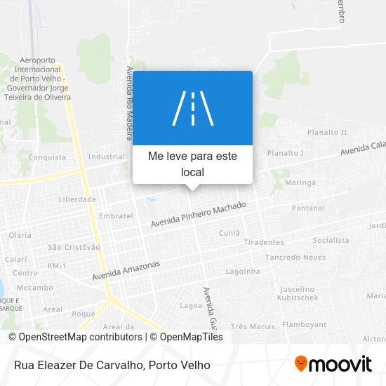 Rua Eleazer De Carvalho mapa