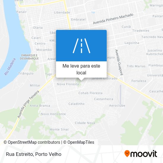 Rua Estreito mapa