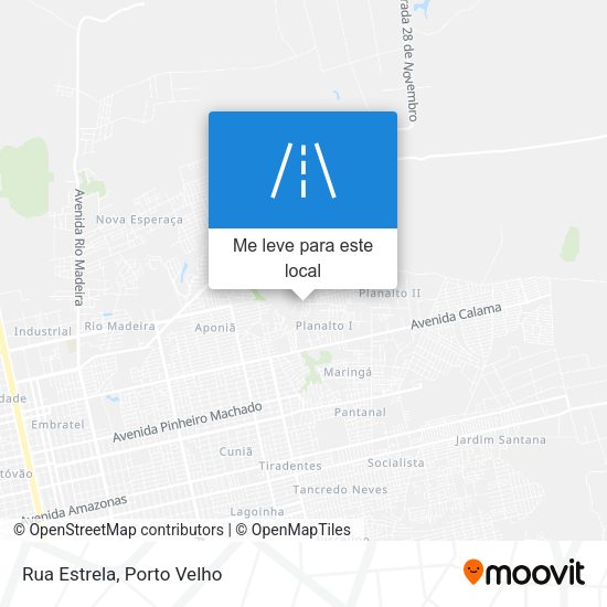 Rua Estrela mapa