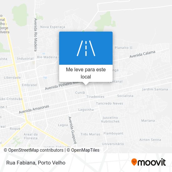 Rua Fabiana mapa