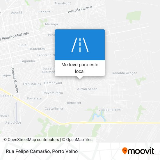 Rua Felipe Camarão mapa