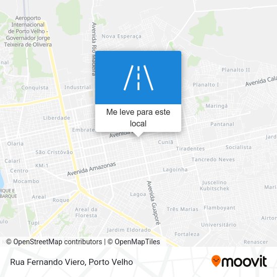 Rua Fernando Viero mapa