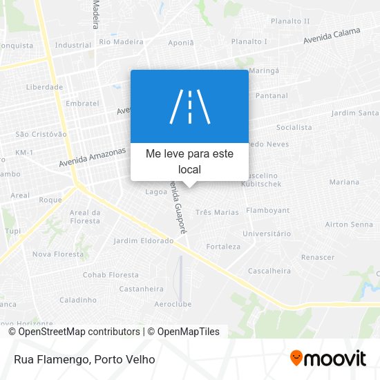 Rua Flamengo mapa