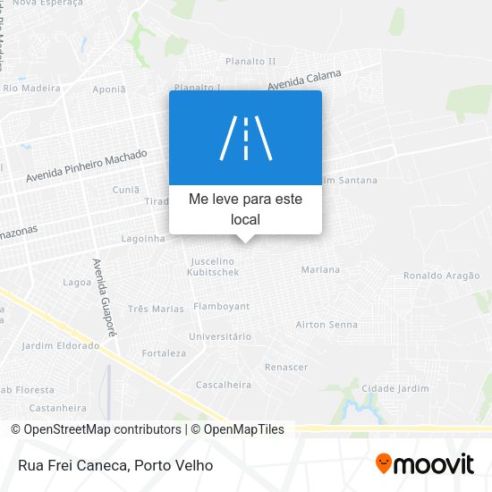 Rua Frei Caneca mapa