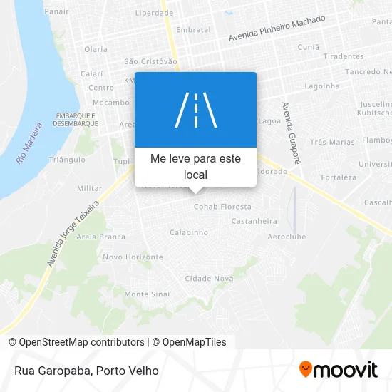 Rua Garopaba mapa