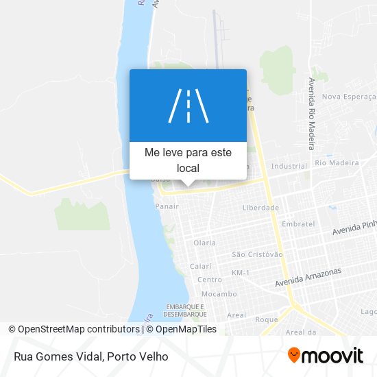 Rua Gomes Vidal mapa