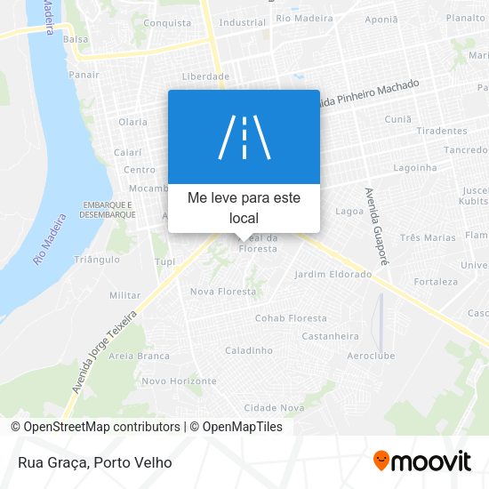 Rua Graça mapa