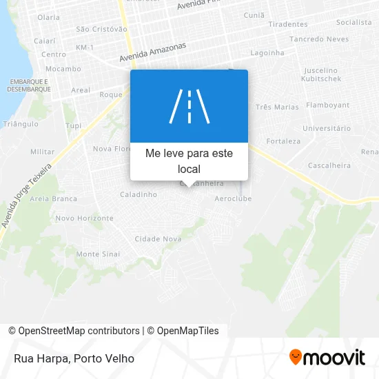 Rua Harpa mapa